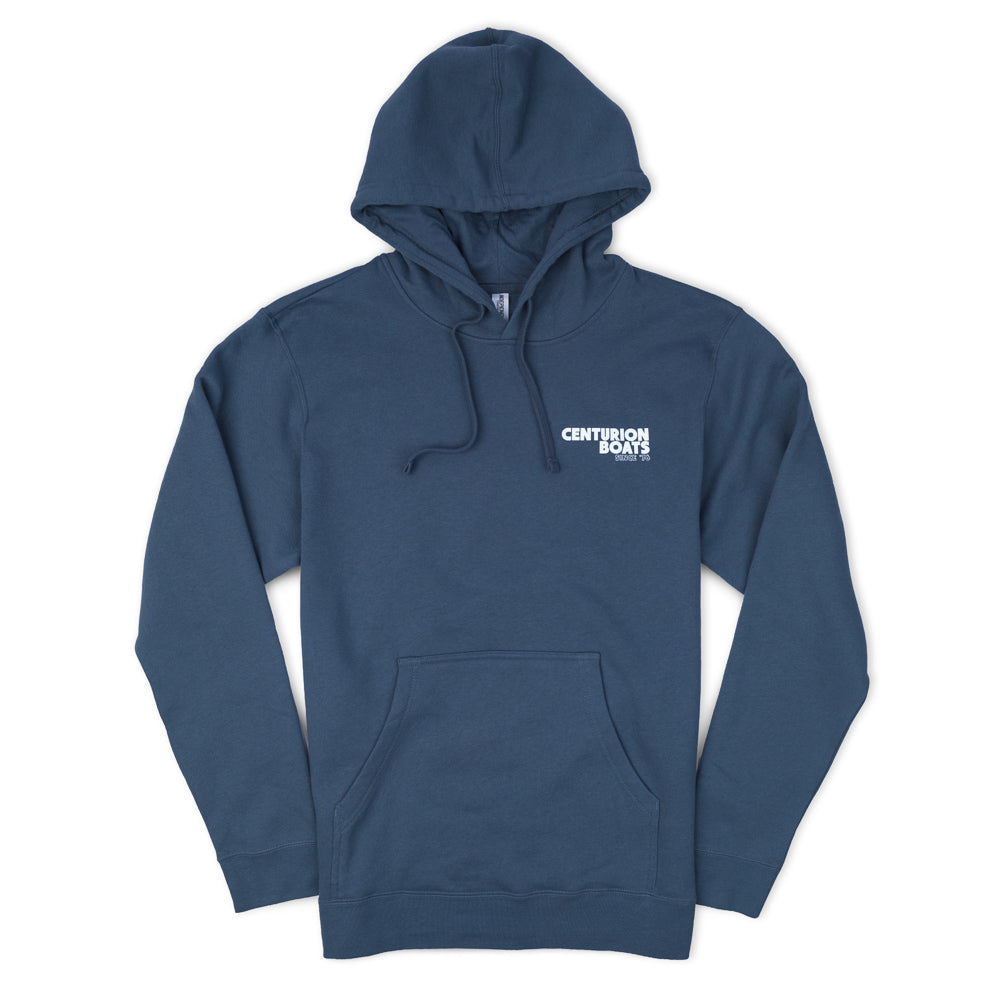 Centurion Surf Wave Hooded Sweatshirt - Storm Blue