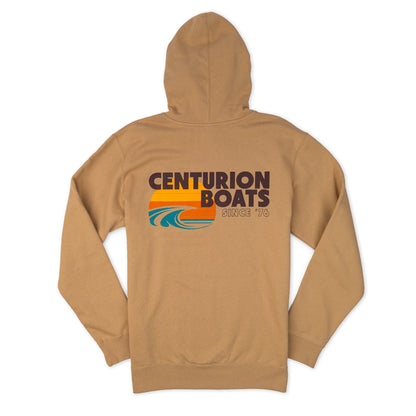 Centurion Surf Wave Hooded Sweatshirt - Sandstone