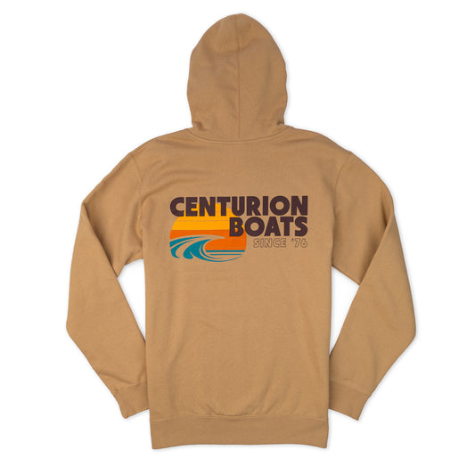 Centurion Surf Wave Hooded Sweatshirt - Sandstone