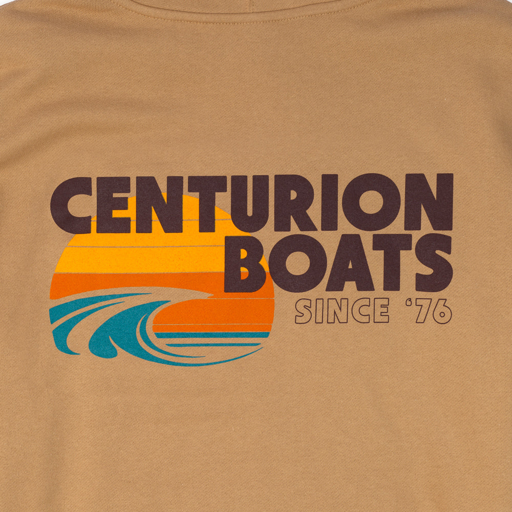 Centurion Surf Wave Hooded Sweatshirt - Sandstone