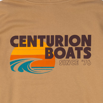 Centurion Surf Wave Hooded Sweatshirt - Sandstone