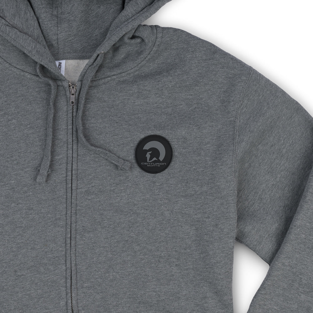 Centurion Full-Zip Hooded Sweatshirt - Gunmetal Heather