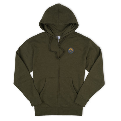 Centurion Full-Zip Hooded Sweatshirt - Army Green Heather