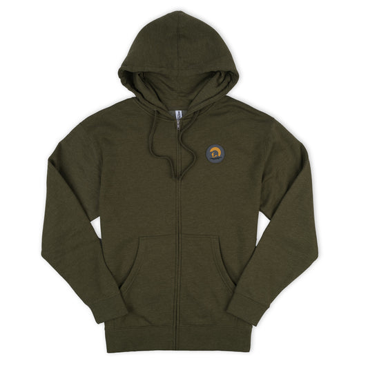 Centurion Full-Zip Hooded Sweatshirt - Army Green Heather