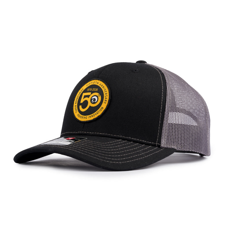 Centurion 50th Anniversary Trucker Cap - Black / Charcoal