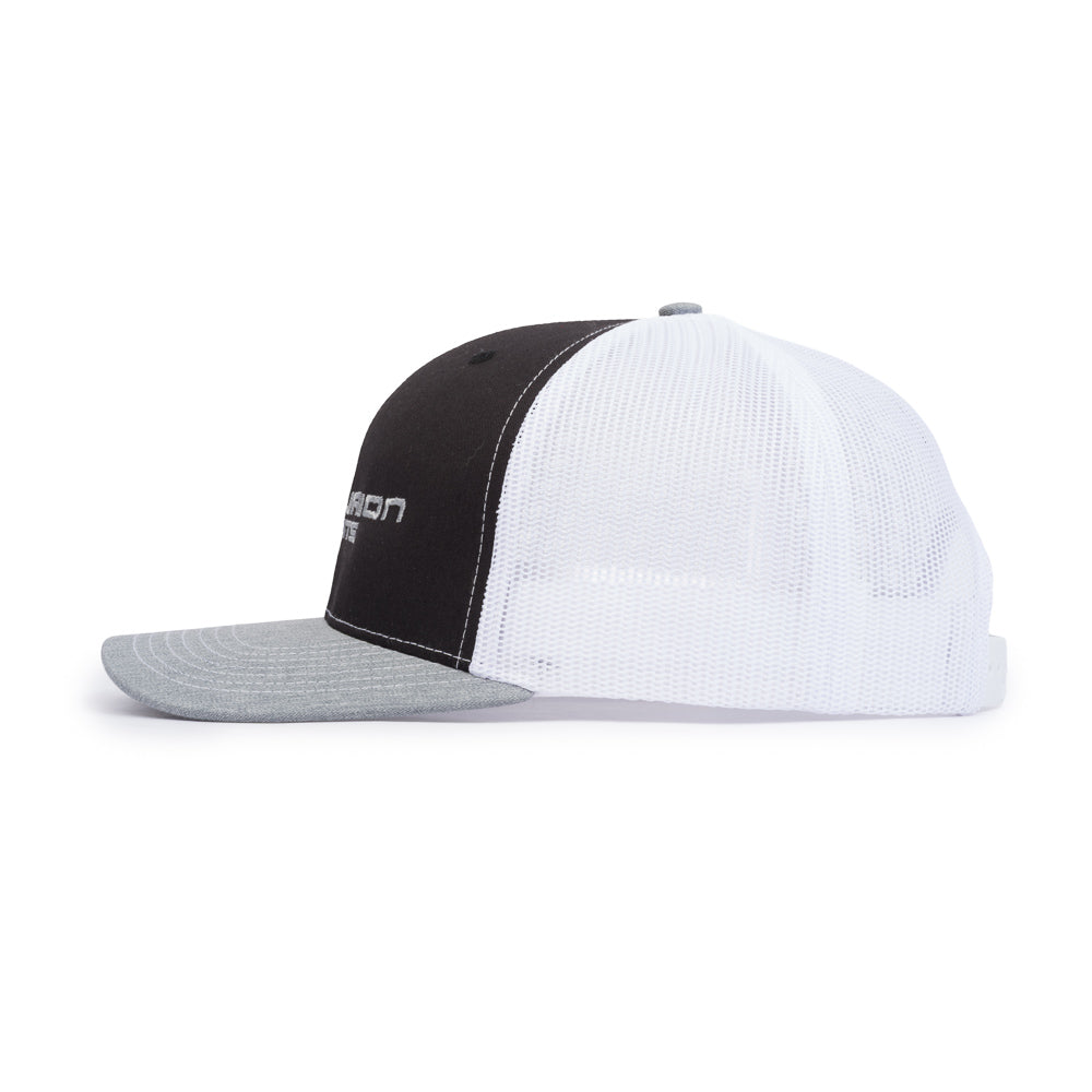 Centurion Classic Trucker Cap - Black / White / Heather Grey