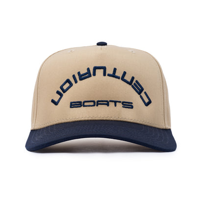 Centurion Upside Cap - Khaki / Navy