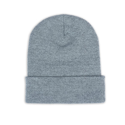 Centurion Patch Cuffed Beanie - Heather Gunmetal