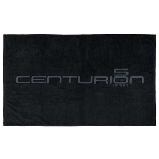 Centurion 50th Anniversary Beach Towel - Black