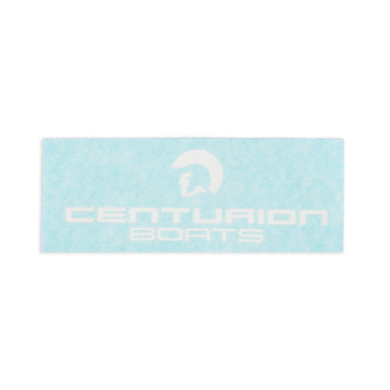 Centurion 6" Wide Vinyl Decal - White