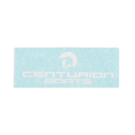 Centurion 6" Wide Vinyl Decal - White