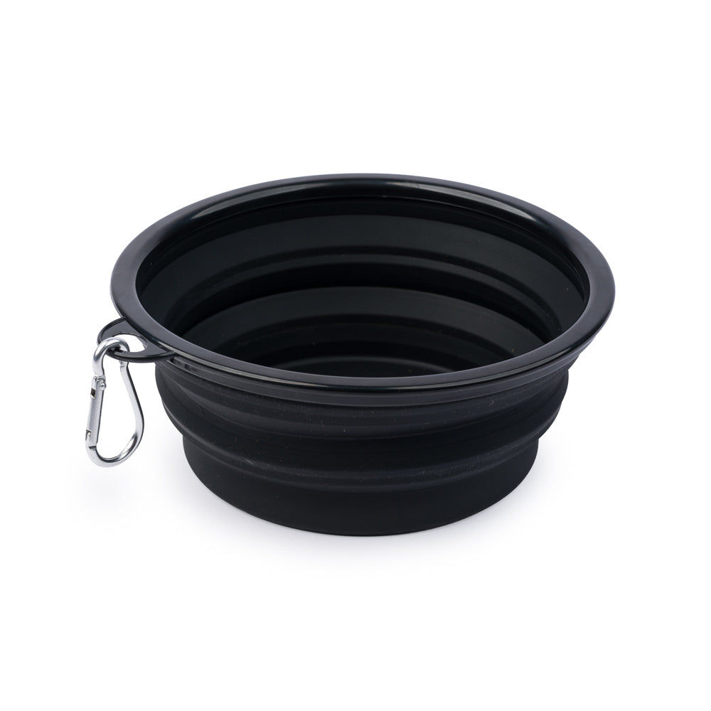 Centurion Collapsible Pet / Dog Bowl - Black