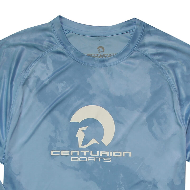 Centurion LS Cabo Performance Tee - Blue Mist