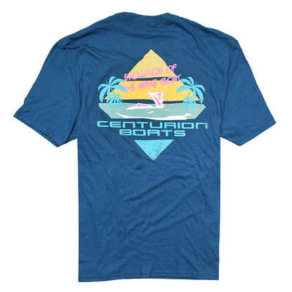 Centurion Evolution Island Tee - Deep Turquoise Fleck