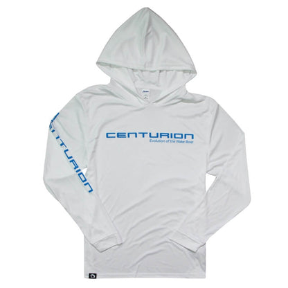 Centurion LS Bahama Hooded Tee - White