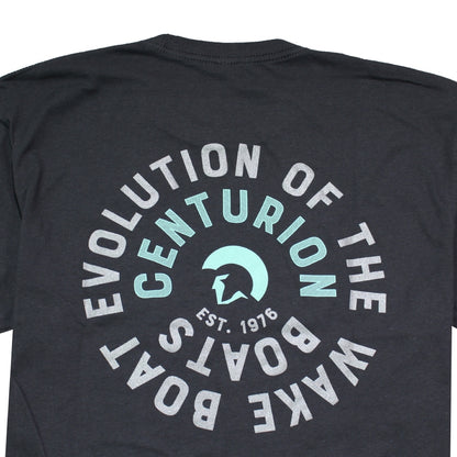 Centurion Spiral Tee - Graphite Black