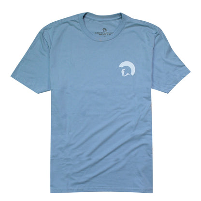 Centurion Spiral Tee - Stonewash Denim