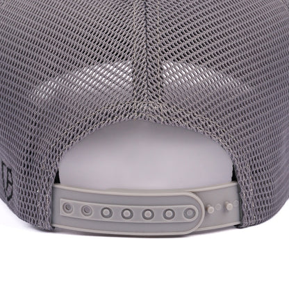 Centurion Spiral Ribbed Trucker Cap - Heather Grey