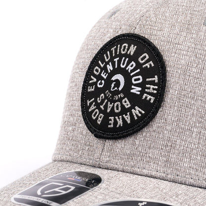 Centurion Spiral Ribbed Trucker Cap - Heather Grey