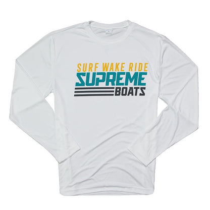 Supreme LS Bolt Sun Tee - White