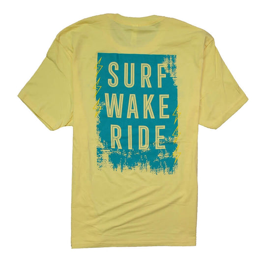 Supreme SS Surf Wake Ride Tee - Banana Cream