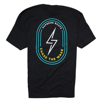 Supreme SS Chase the Wake Tee - Black