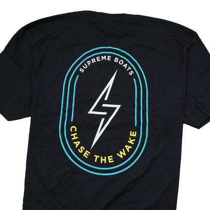 Supreme SS Chase the Wake Tee - Black