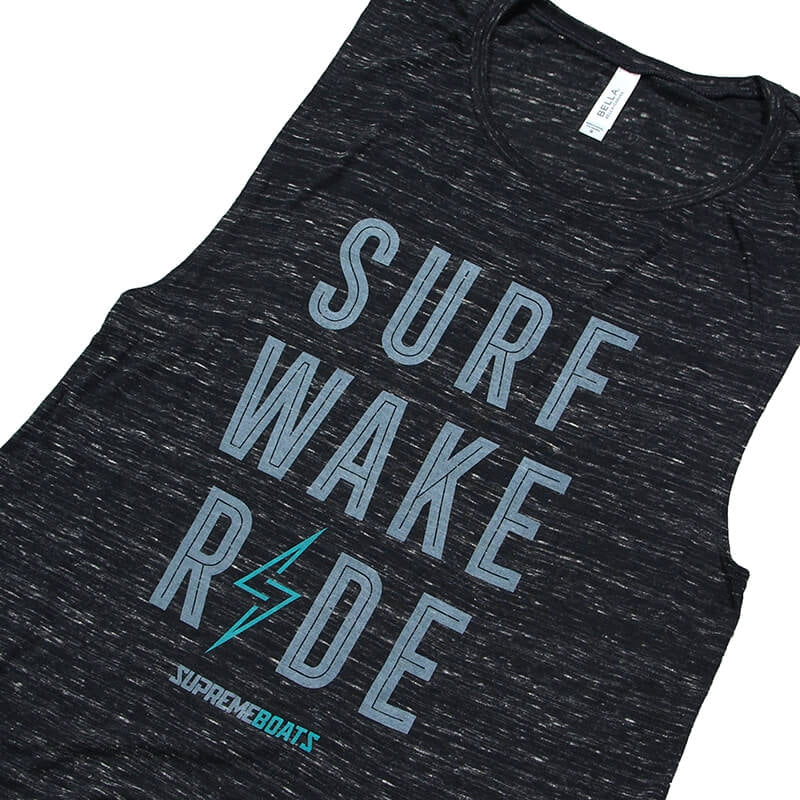 Supreme Women's Muscle Tank - Black Marble - CLEARANCE