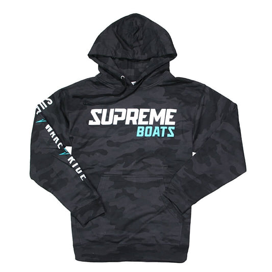 Supreme Hooded Sweatshirt - Black Camo